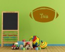 Rugby Customized Name Vinyl Decal Nursery Sticker